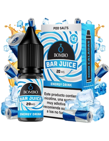 Energy Drink 10ml 0mg Bar Juice by Bombo