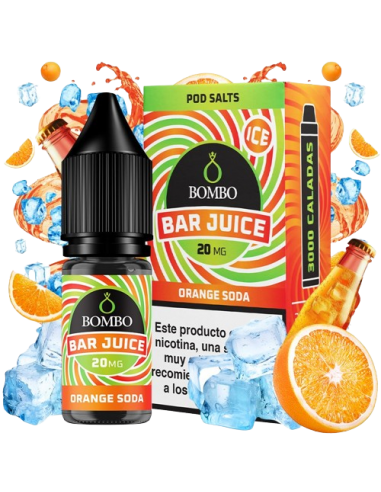 Orange soda 10ml 0mg Bar Juice by Bombo