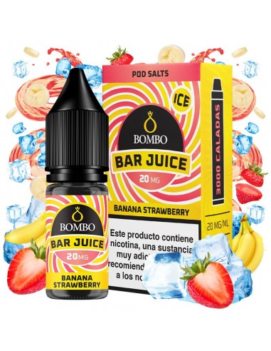 Banana Strawberry Ice Bar Juice by Bombo