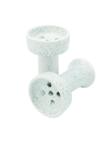 Cazoleta Helium Tradi Snow en barro blanco chamotado, diseño artesanal resistente al calor.
