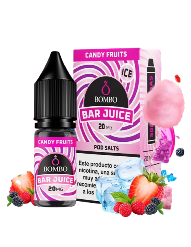 Candy Fruits Ice 10ml SALTS- Bombo Bar Juice
