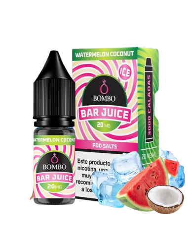 Watermelon Coconut Ice 10ml Bar Juice by Bombo