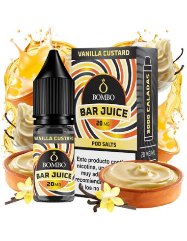 Vanilla Custard 10ml  Bombo Bar Juice