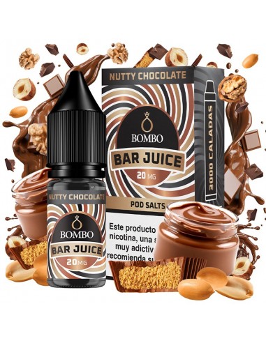 Nutty Chocolate 10ml  Bombo Bar Juice