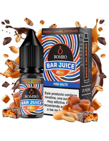 Peanut Chocolate Caramel Bombo Bar Juice