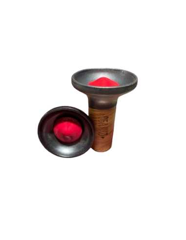 Cazoleta Oblako Flow Negro Rojo