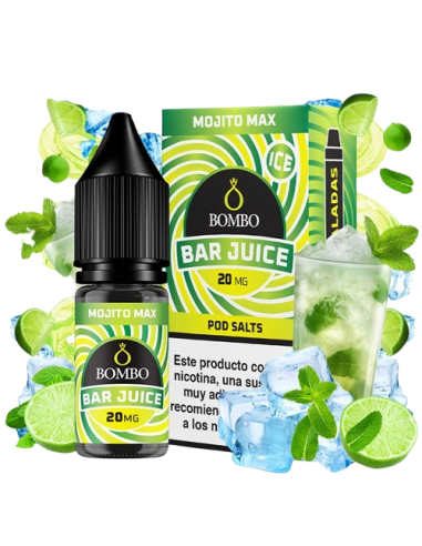 Mojito Max Ice Bombo Bar Juice 10ML 0MG