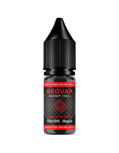 Botella 10 ml de base salicilata Nicokit Salt para preparar sales de nicotina