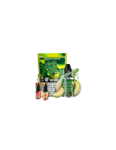 Oil4vap Melon Melon Melon Salts Pack 30ml, sabor melón jugoso y dulce para pods.