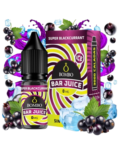Líquido Super Blackcurrant 10ml Bombo Bar Juice sabor grosella negra intensa