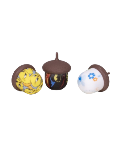 Bellota de silicona con colores