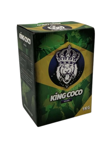 Carbón KING COCO hexagonal1kg