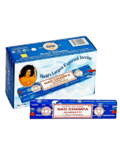 Caja  Incienso Nag Champa Azul Satya12 und